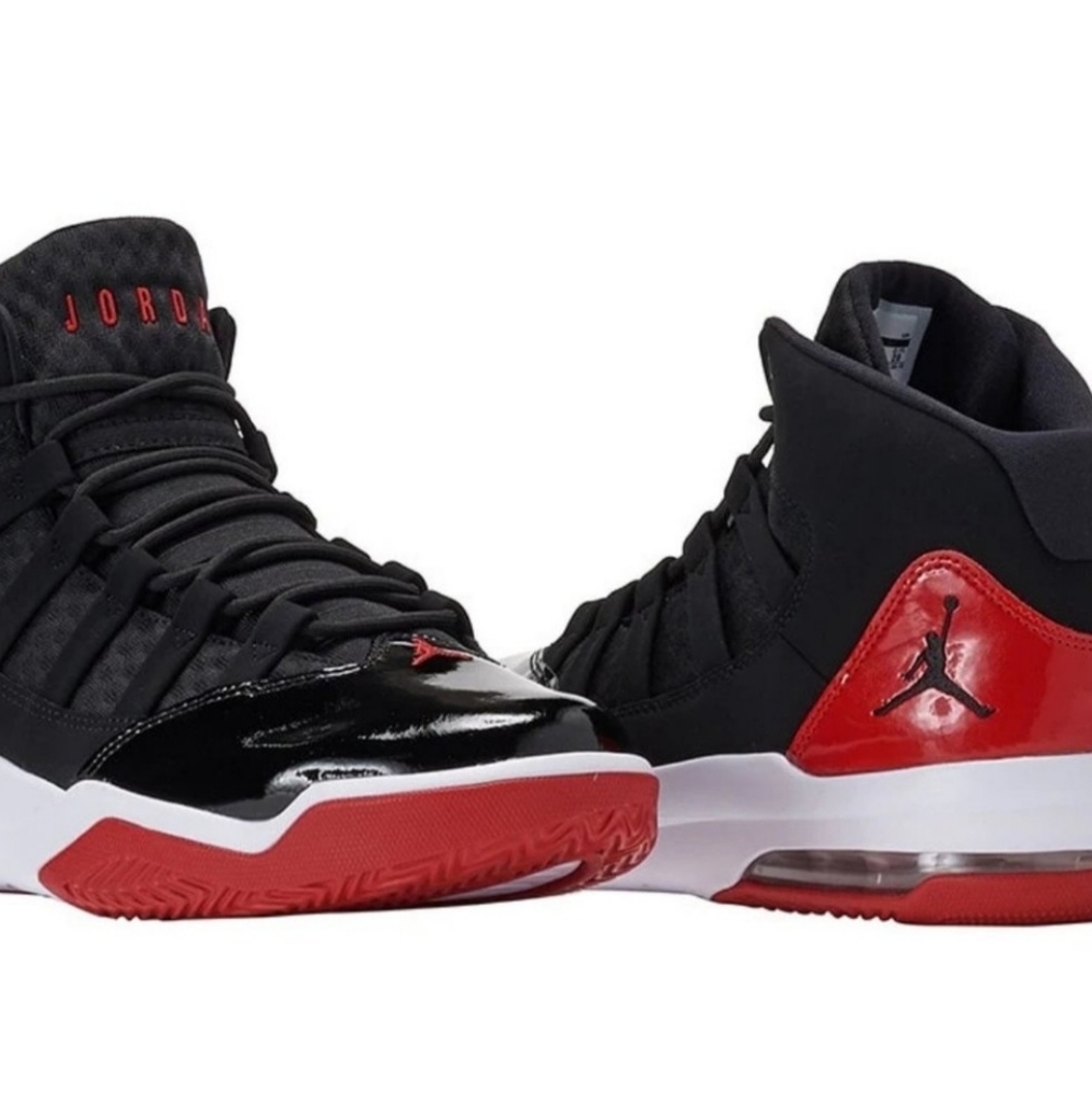 Air Jordan Max Aura Red and Black